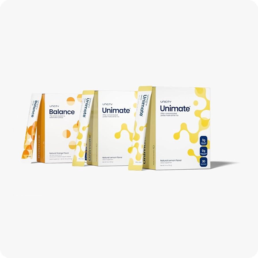 Daily Ritual Bundle pairing Balance Natural Orange and Unimate Natural Lemon drink mixes